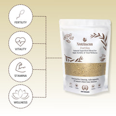Nutriness ForHim – Natural Male Fertility & Vitality Superfood Blend with Ginseng, Ashwagandha & Nuts
