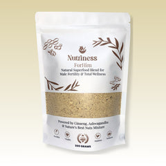 Nutriness ForHim – Natural Male Fertility & Vitality Superfood Blend with Ginseng, Ashwagandha & Nuts