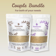 Nutriness Couple Bundle – His & Her Fertility & Wellness Superfood Blends (ForHim + ForHer)